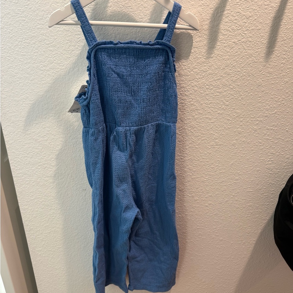 Blue Textured Romper Zara Kids